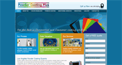 Desktop Screenshot of powdercoatingplus.com